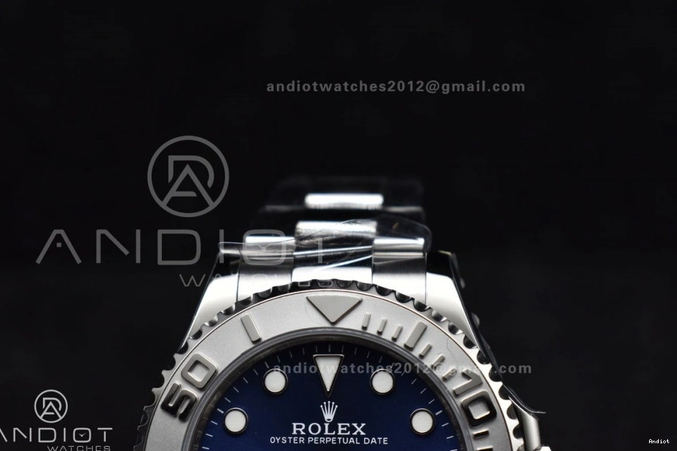 A2824 1:1 Dial Best 316L 37mm Yacht-Master Blue Bracelet SS Edition 268622 Case and CVSF 0301